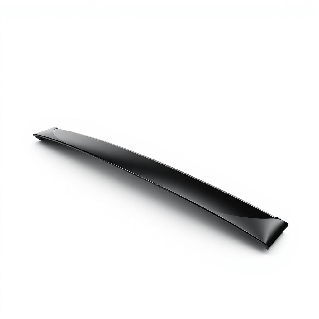 Gloss black rear roof spoiler